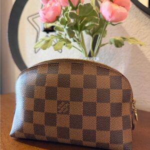 Louis Vuitton Damier Ebene Cosmetic Pouch